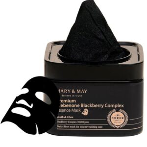 Mary & May Idebenone Blackberry Complex Essence Mask 20ea