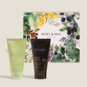 Mary & May Soothing Gel Cream + Idebenone Blackberry Cream Duo Set
