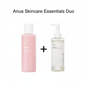 ANUA Peach 77% Niacin Conditioning Milk + Heartleaf Cleansing Oil Bundle