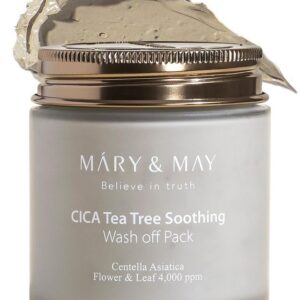 Mary & May CICA Tea Tree Soothing Wash Off Pack 125g